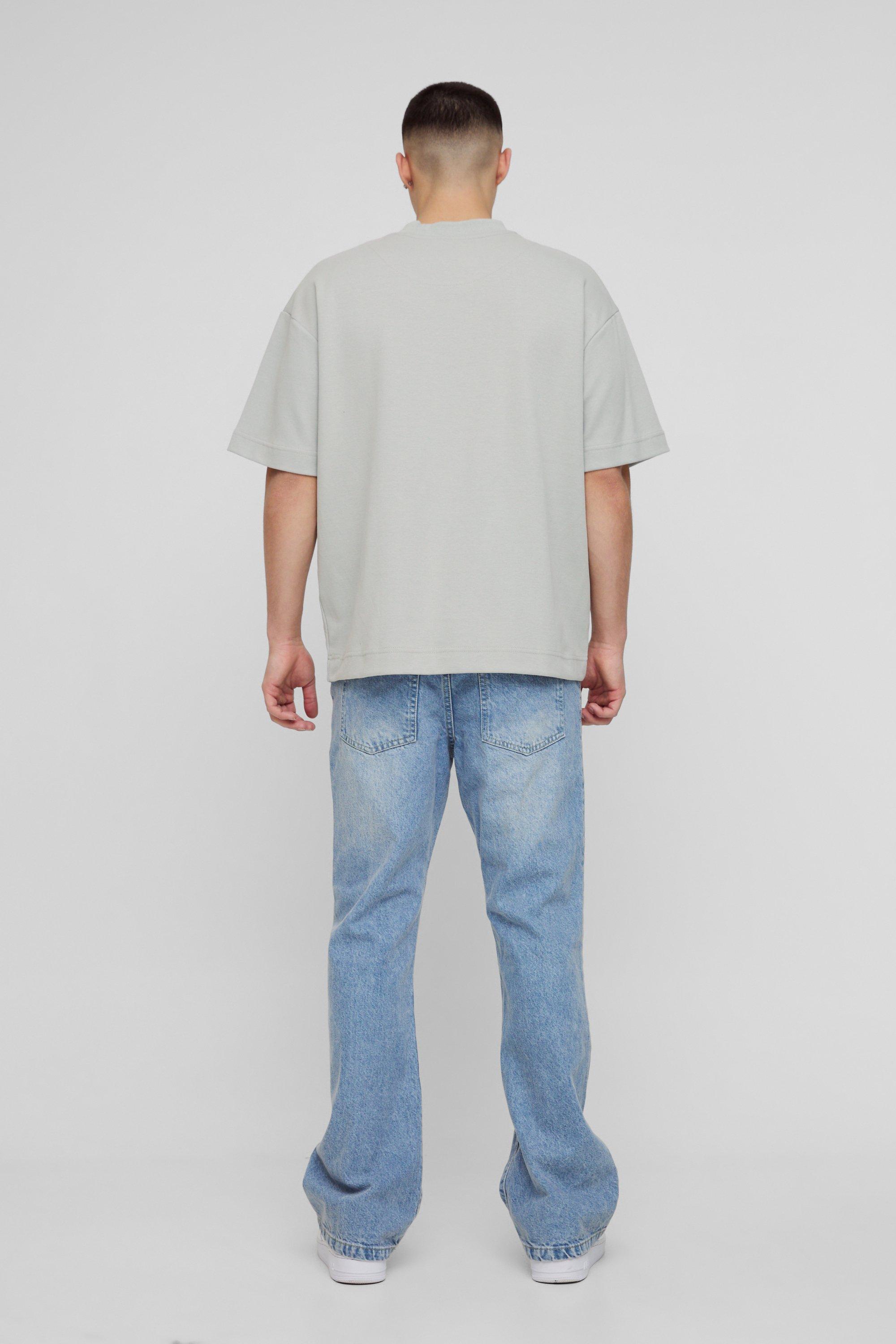 Relaxed Rigid Flare Jean | boohoo CA Relaxed Rigid Flare Jean | boohoo CA